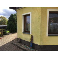 čištění fasády RD od mechů a nečistot